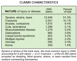 Table 2. Nature of injury